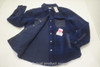 Peter Millar High Pile Sherpa Shirt Jacket Medium Navy 791A 4860