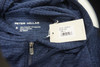 Peter Millar French Terry Hoodie Jacket Womens Small Navy 954A 01198613 New