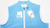 FootJoy W Layered Insulated Vest Womens Medium Light Blue/White 925B 1176903 New
