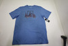 Travis Mathew Catch and Release Polo Mens Large Heather Blue Sapphir 1029C