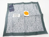 Peter Millar Print Pocket Square Mens Size One Size GREY/GREEN 01213027 New