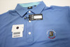 FootJoy USO25 Solid Blue with Trim Polo Mens Size Large Blue 1036A 01251974 New