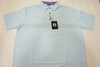 FootJoy ENG Pinstripe Lisle Polo Mens Size Large Mist 1008B 01228982 1228982 New