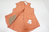 Peter Millar Addison Quilted Travel Vest Womens Small Cayenne 869A 01119665 New