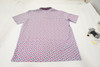Greyson Golf Print Polo  Mens Size  Medium Aqua/Maroon Regular 987A 01215545 New
