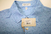 Peter Millar Golf Polo Mens Size Medium COTTAGE BLUE Regular 1006D 01280084