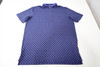 New Greyson Golf Pattern Polo Mens Size Medium Maltese Blue 1021E 01284621