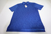 Peter Millar Golf Pattern Polo Mens Size Medium SPORT NAVY 779C New 01290112