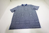 Greyson Golf Pattern Polo Mens Size Medium Maltese Blue 925D New 01298805