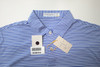 Peter Millar Golf Classic Polo Mens Size Medium TIDE 936D New 01301916