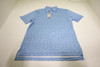 Peter Millar Golf Pattern Polo Mens Size Medium Cottage Blue 925D New 01298833