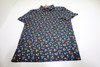 New  Redvanly Golf Pattern Polo  Mens Size  Medium Black Regular 999F