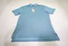 Peter Millar Golf Pattern Polo Mens Size Medium CYAN 935C New 01300577