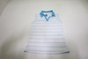 FootJoy Sleeveless Shirt Polo Girls Size Medium White/Aqua 961E New 01303491 FootJoy Sleeveless Shirt Polo Girls Size Medium White/Aqua 961E New 01303491