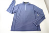 Greyson Golf 1/4 Zip Pullover Mens Size Medium White/Blue 946E New 01307956