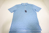 Johnnie-O Golf Pattern Polo Mens Size Medium BARRELS BLUE 1057F New 01309502