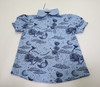 Greyson Moon Diamond Scarlett Polo Girls Size 5 Wolf Blue 1059G New 01309778