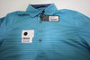 Greyson Golf Sandur Polo Mens Size Medium Torrent/Cyano 985G New 01311478