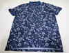 Golf Wild Flower Polo Mens Size Medium Maltese Blue 997E New 01311707