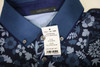 Golf Wild Flower Polo Mens Size Medium Maltese Blue 997E New 01311707