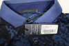 Golf Pattern Polo  Mens Size  Medium Maltese Blue Regular 997E New  01311701