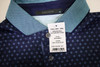 Golf Old English FLoral Polo Mens Size Medium Maltese Blue 997E New 01311713