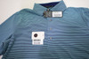 Greyson Golf Sandur Polo Mens Size Medium Maltese Blue/Torrent 985G New 01311465