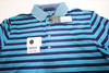 Greyson Sandur Polo Mens Size Medium Cyano/Maltese Blue/Torren 985G New 01311350