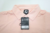 FootJoy CL Pencil Stripe Lisle Polo Mens Size XL Pink/White 1046A 01264799 New