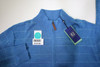 FootJoy Wool Heather Stripe Sweater Mens Size Large 1/4 Zip 1007G 1312168