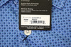 FootJoy Golf Dot Geo Print Lisle TF Polo Mens Size Large Mrn/Nvy/White 1007G