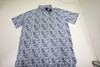 FootJoy Golf Garden Print Polo Mens Size Large Periwinkle Regular 1007G New