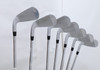 Titleist T350 3G Iron Set 5-Pw, Aw Stiff Flex Amt Black S300 Steel 12602578 Good