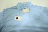 Peter Millar Golf Solid Polo Mens Size Medium COTTAGE BLUE New INV12561499