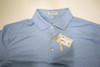 Peter Millar Golf Pattern Polo Mens Size Medium COTTAGE BLUE New INV12613432