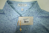 Peter Millar Golf Pattern Polo  Mens Size  Medium SKY Regular  New INV12549325