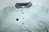 Greyson Golf Pattern Polo  Mens Size  Medium Sky Regular  New INV12676597