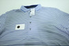 Greyson Hancock Stripe Polo Mens Medium Arctic/Maltese Blue/Seahorse INV12676392