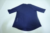 Greyson Short Sleeve Sienna Top Polo Women Size Small Maltese Blue INV12702414