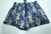 Greyson Woven Wolf Phoenix Boxer Shorts Womens Waist Size Small Blue INV12703646