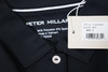 Peter Millar Golf Banded Sport Mesh Polo Womens Size Small BLACK New INV12823764