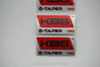 Uncut KBS Tour $-Taper Black PVD 130g X-STIFF 4-PW Iron Shaft Set PULLS .355T