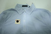 G/Fore Golf Print Polo  Mens Size  Medium SKY Regular  New INV12721037