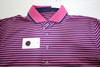 Greyson Golf Solid Polo  Mens Size  Medium Purple/Navy Regular  New INV12694309