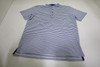 Greyson Hancock Stripe Polo Mens Size Medium Maltese Blue New INV12703876