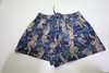 New Greyson Woven Wolf Phoenix Boxer Shorts Womens Small Blue INV12663982