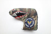 19th Hole P-40 Warhawk Military Custom Blade Putter Headcover Good HA14-10-23