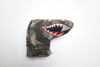 19th Hole P-40 Warhawk Military Custom Blade Putter Headcover Good HA14-10-23