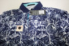 Greyson Golf Pura Vida Polo Mens Size Medium Maltese Blue New INV12694952