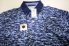 Greyson Golf Stalking Wolf Camo Polo Mens Size Medium Wolf Blue New INV12689146
